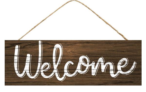 15"L x 5"H Welcome Sign