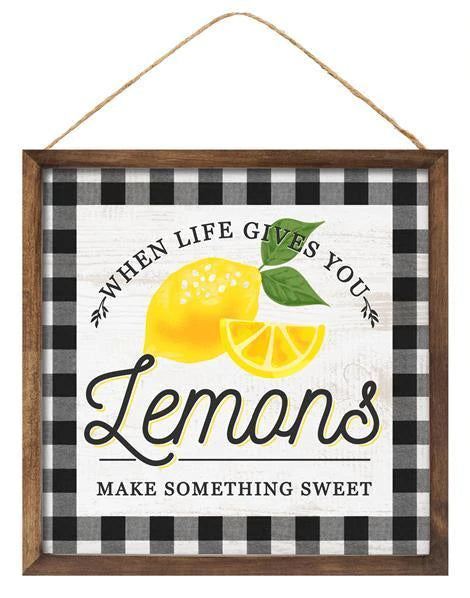 Lemon Sign Wreath Kit