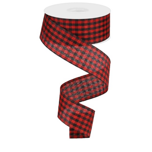 1.5"X10Yd Gingham Check
