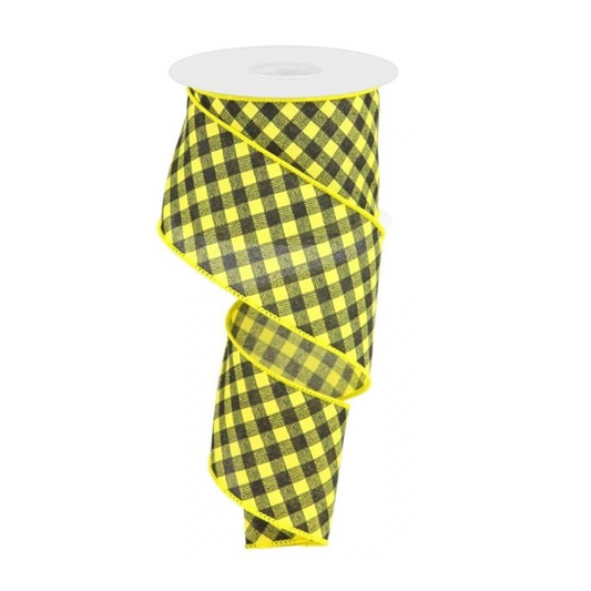 2.5"X10Yd Bias Gingham Pattern