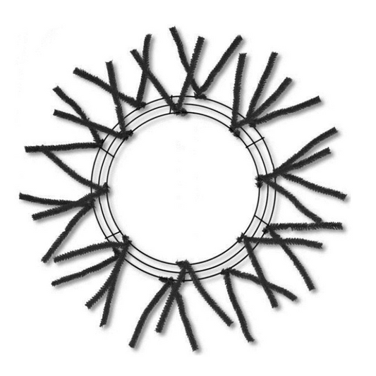 15"Wire, Pencil Work Wreath