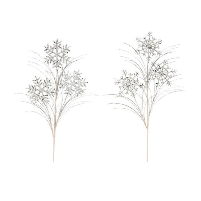32"L Glitter Snowflake Spray
