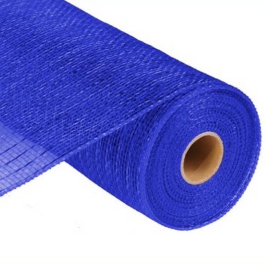 10"X10yd Metallic Value Mesh (Royal Blue W/Blue Foil)