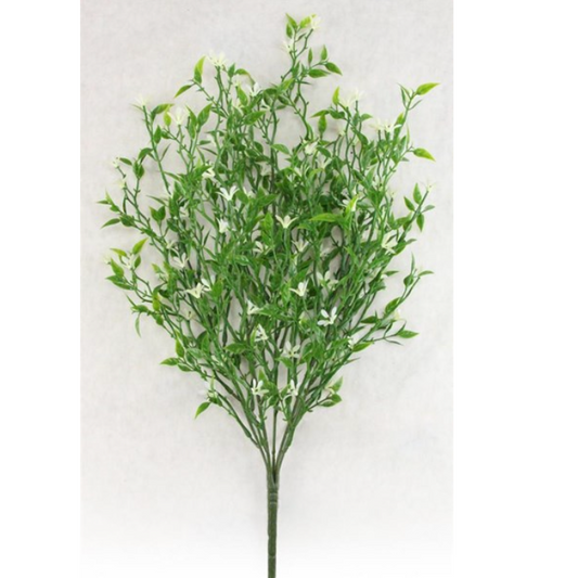 18"L Flower/Leaf Bush