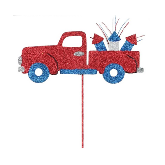 6.75"Lx12"Oah Fireworks Truck Pick
