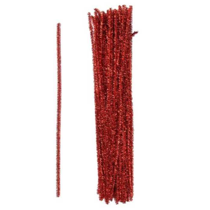 12"L X 6Mm Tinsel Stems