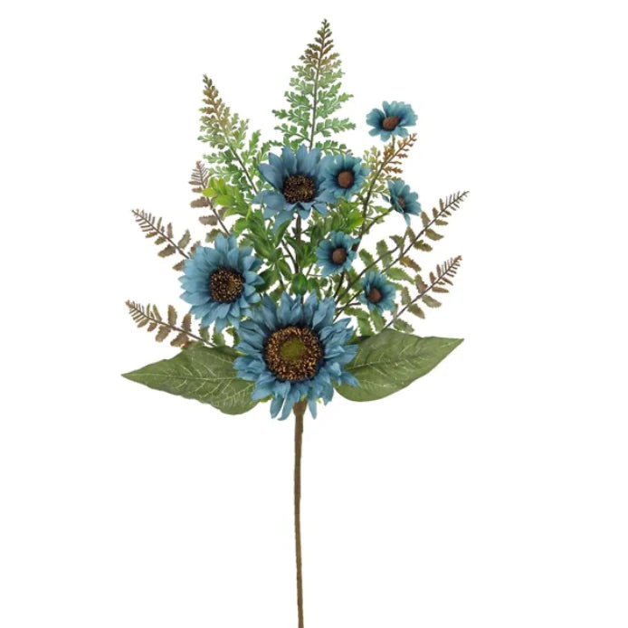 Blueberry Sunflower Wreath Kit