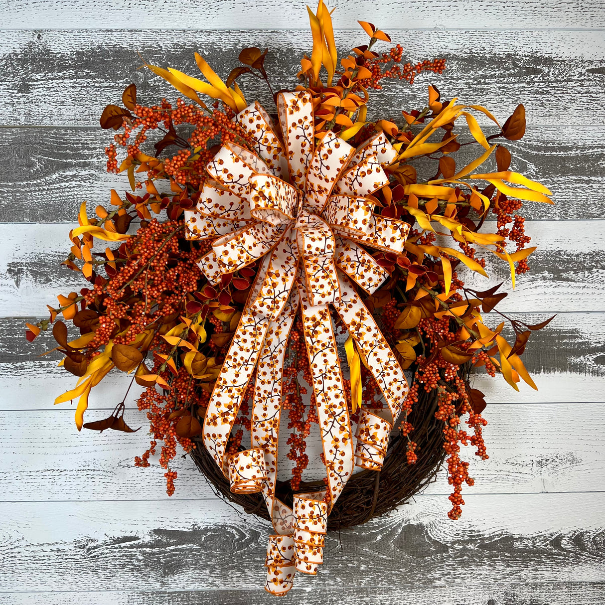 Orange Bittersweet Wreath Kit