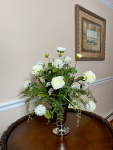 White Floral Arrangement Kit WREATH COMMUNITY ONLY
